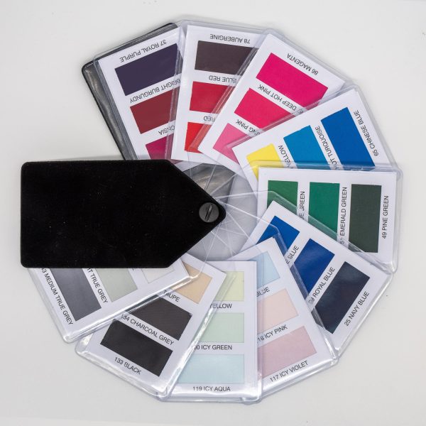 Seasonal Winter Fan fanned out showing all colours