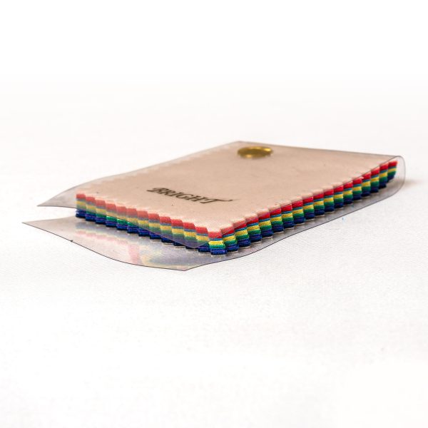 Mini Tonal Bright Dark Wallet angle