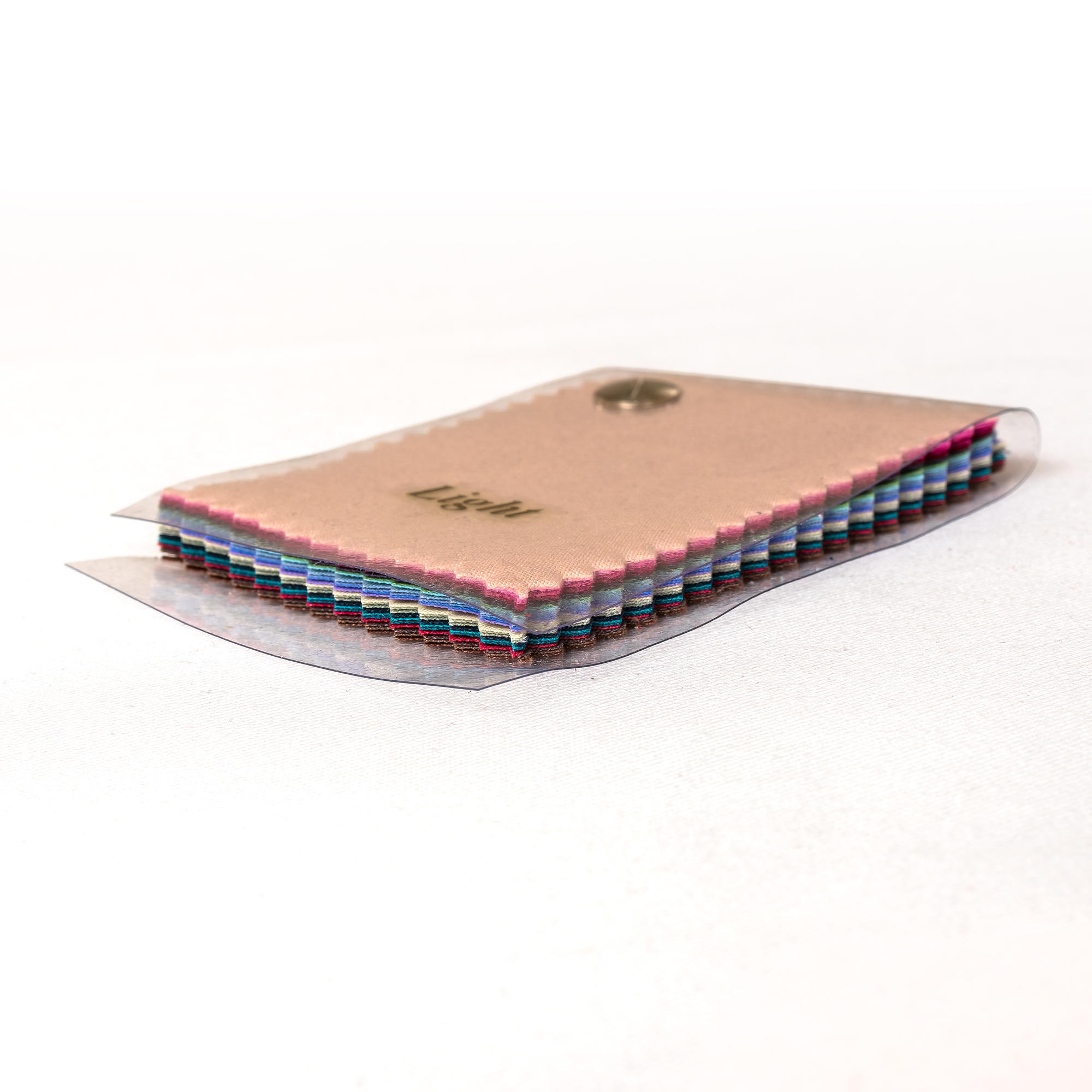 Mini Tonal Light Muted Wallet angle
